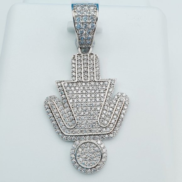 "925 Sterling Silver Cubic Zirconia Pendant, U19254757